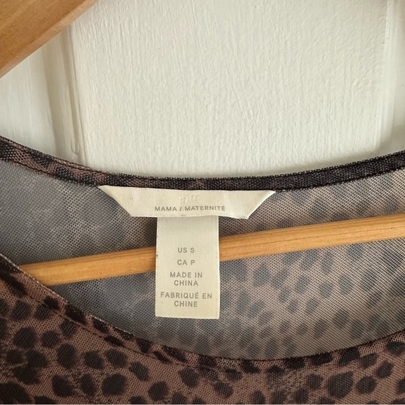 H&M Maternity Leopard Dress‎ Midi Small - Picture 7 of 7